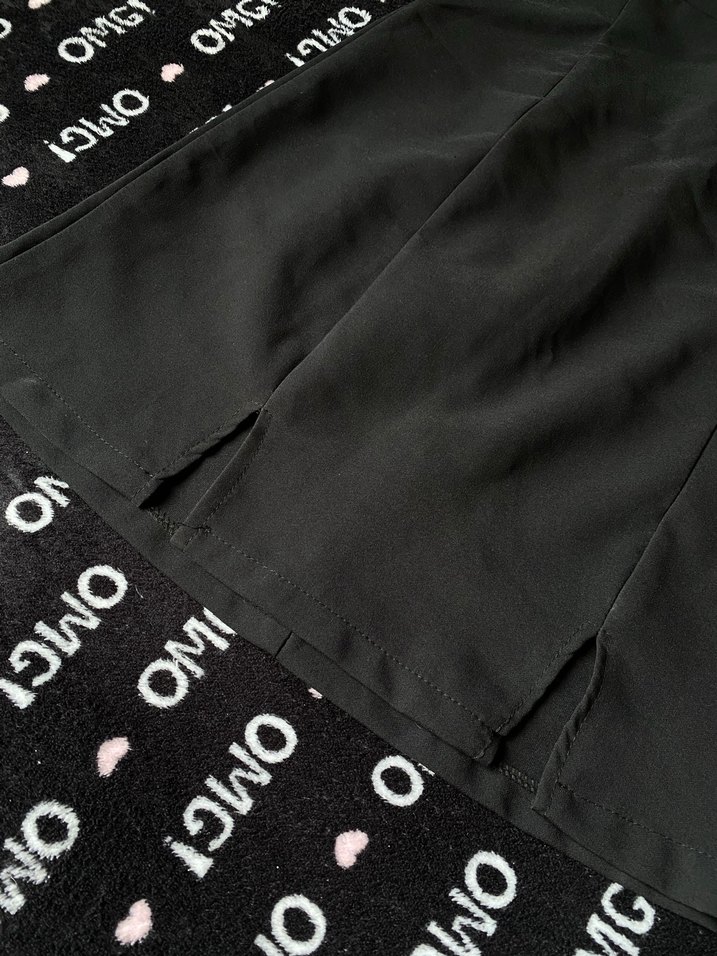 Siyah mini elbise - Görsel 3