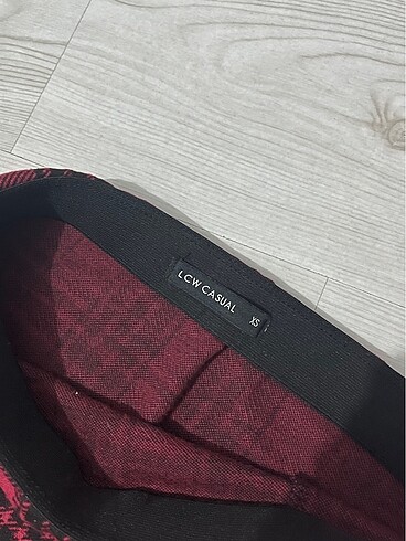 xs Beden Lc Waikiki ekose mini etek