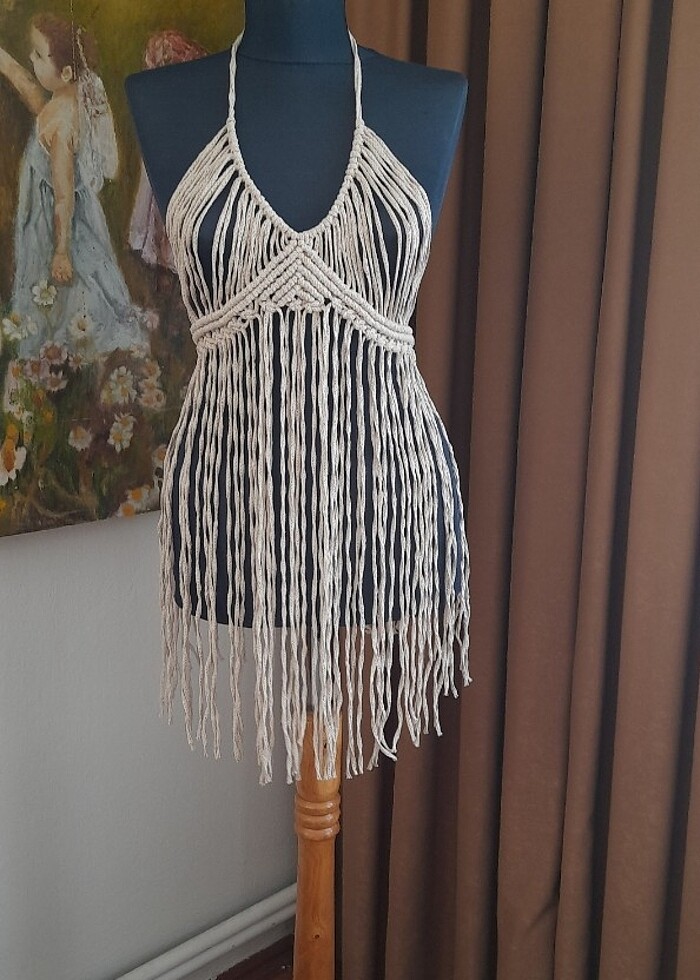 Makrome bustiyer - Görsel 2