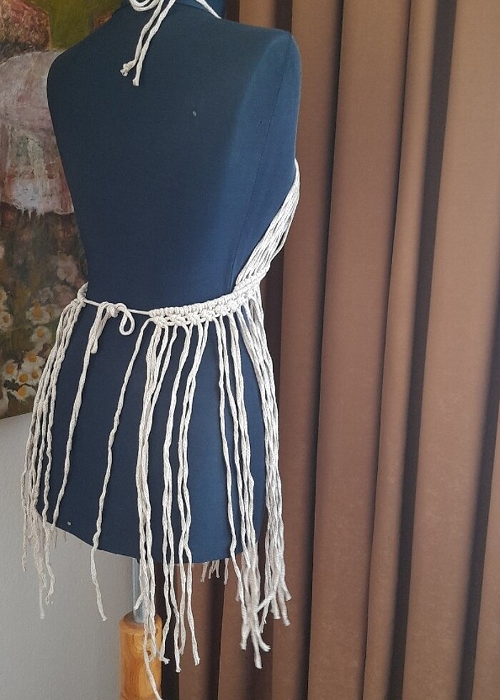 Makrome bustiyer - Görsel 4