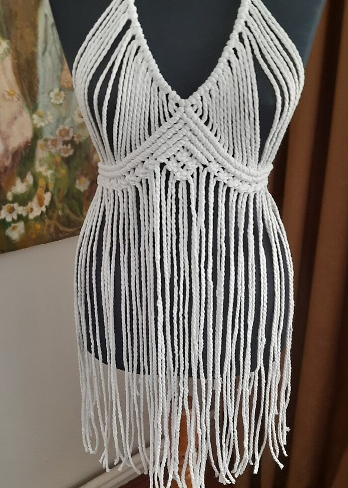 Makrome elbise - Görsel 2