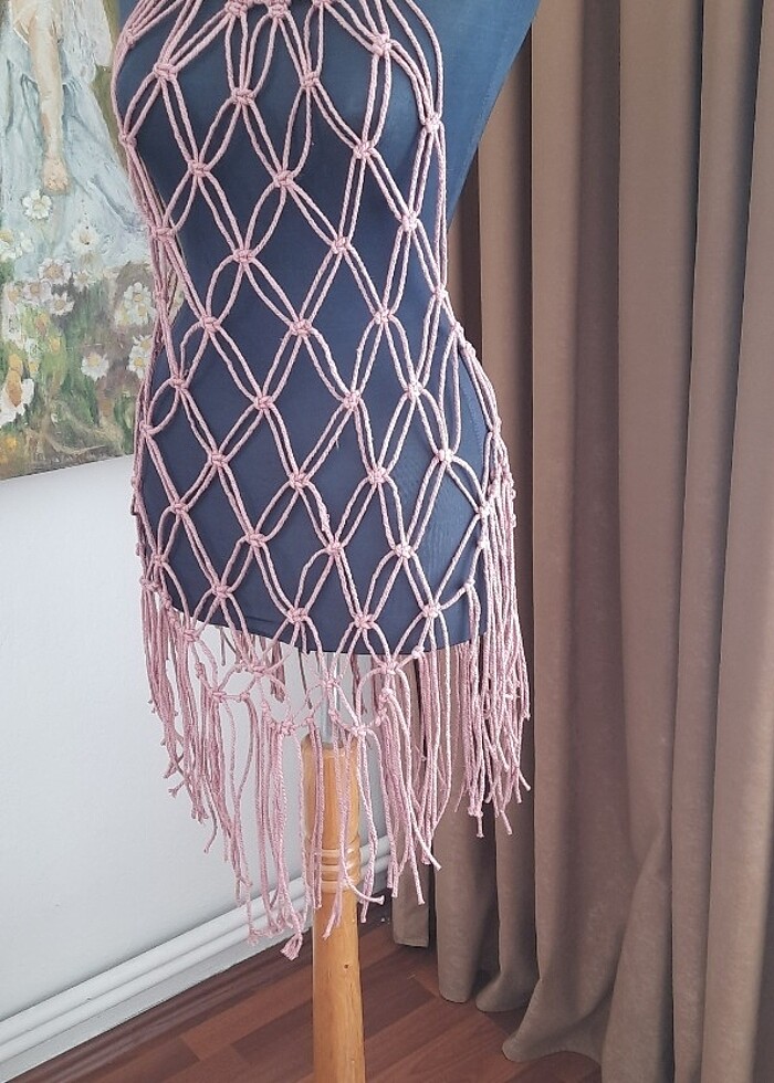 Makrome plaj elbisesi - Görsel 2