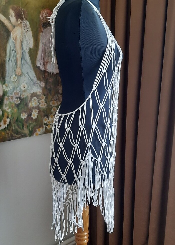 Makrome plaj elbisesi - Görsel 3