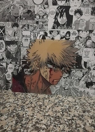 Bakugo katsuki glass paint 