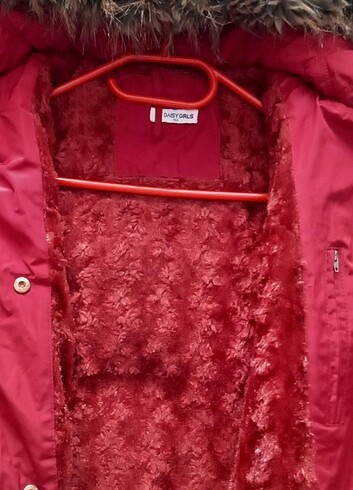 9 Yaş Beden bordo Renk 10 yaş kız çocuk mont