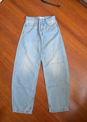 Kadın Rahat Kesim Midi Denim Pantolon