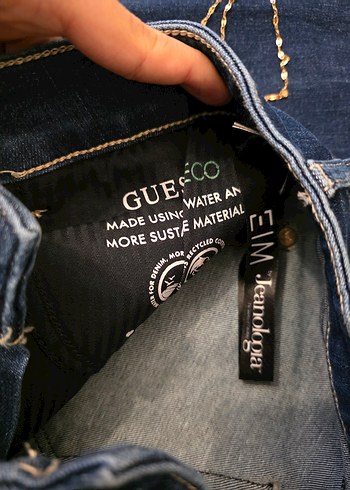 Guess Guess Vintage Bootcut Jeans Düşük Bel