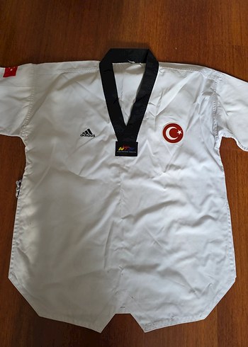 Adidas Milli Takım Taekwondo Dobok Siyah Yaka 180 170 - Görsel 2