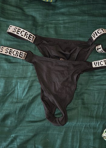 Victoria s Secret Victoria's Secret Siyah Brazilian Külot