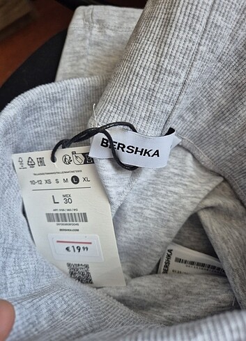 l Beden Bershka Gri Ispanyol Paça