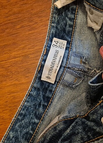 xs Beden Stradivarius Yırtık Şort Mavi
