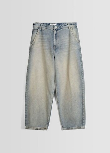 Bershka Skater Jeans Soluk Mavi