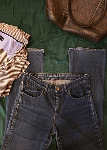 vintage y2k flare jean ispanyol paça