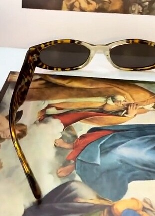 American Vintage Rs Rubenis Vintage marka leoparlı güneş gözlüğü