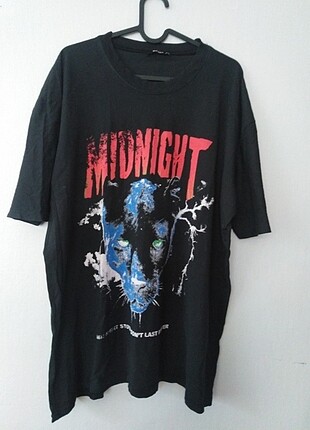 Pantera ve ejderha oversize tshirt 