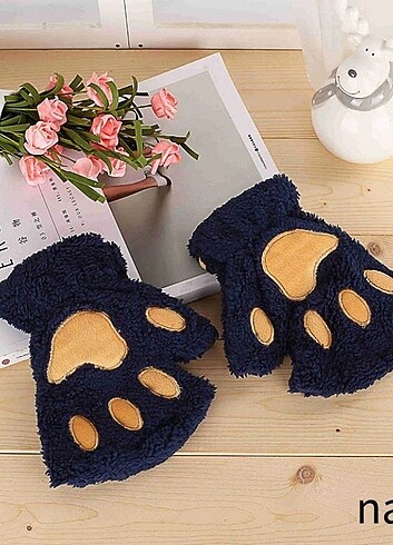diğer Beden pembe Renk FUŞYA KEDİ PENÇE PELUŞ ELDİVEN!! SIFIR ÜRÜN.