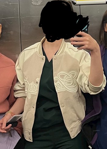 s Beden Bershka Nakışlı Bomber Ceket
