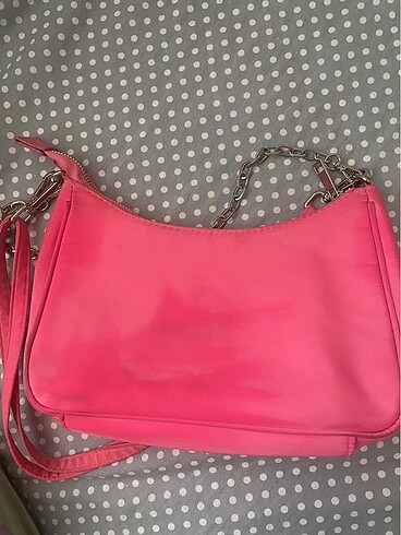 Beden pembe Renk Bershka pembe çanta