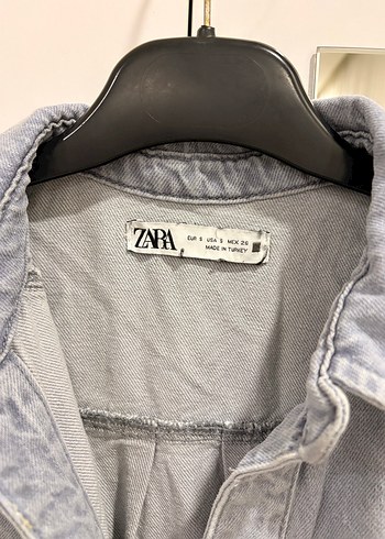 Uzun Kollu Kadın Denim Tulum - Görsel 4