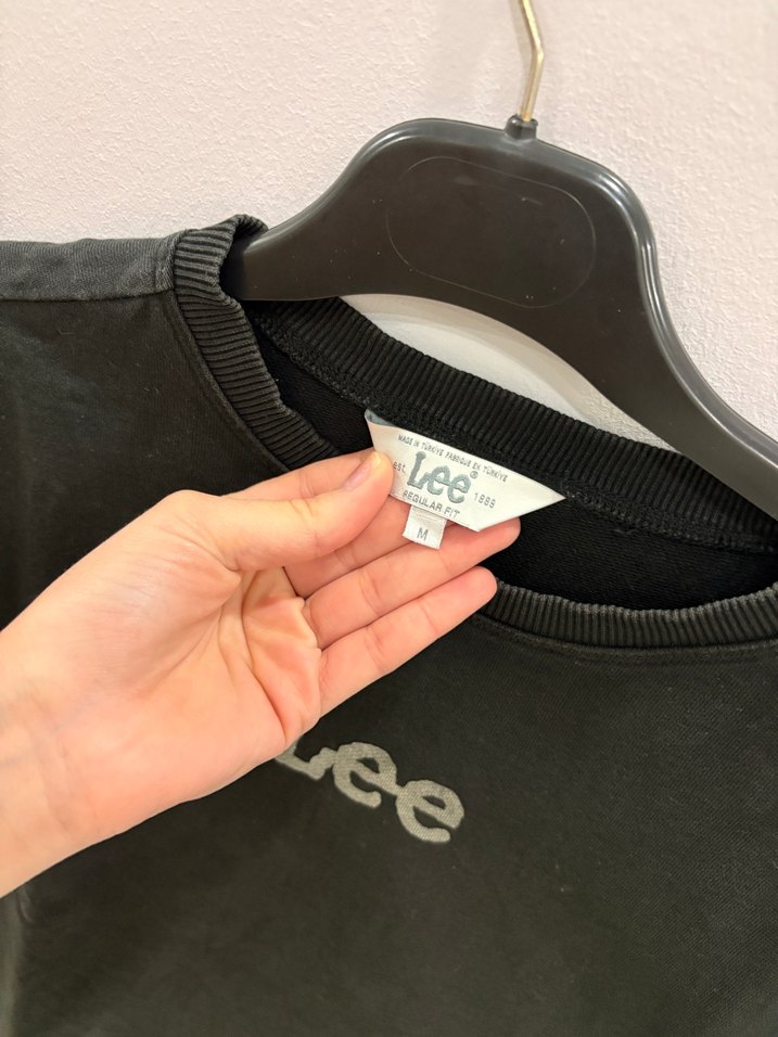 Lee Siyah Kısa Kollu üst - Görsel 4