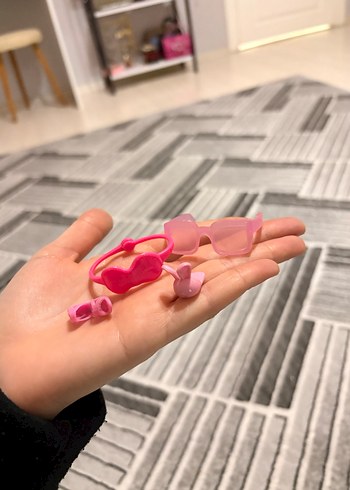 Kırmızı Desenli Elbiseli Alara Bebek - Görsel 5