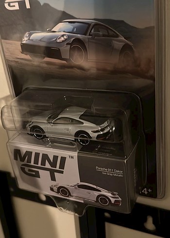 Mini GT Porsche 911 Dakar Gri Metalik Oyuncak Araba - Görsel 3