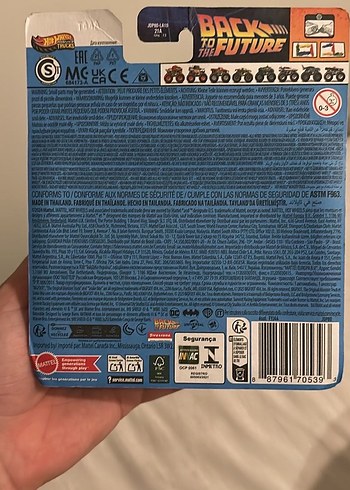 Hot Wheels Gri Monster Truck - Back to the Future - Görsel 5