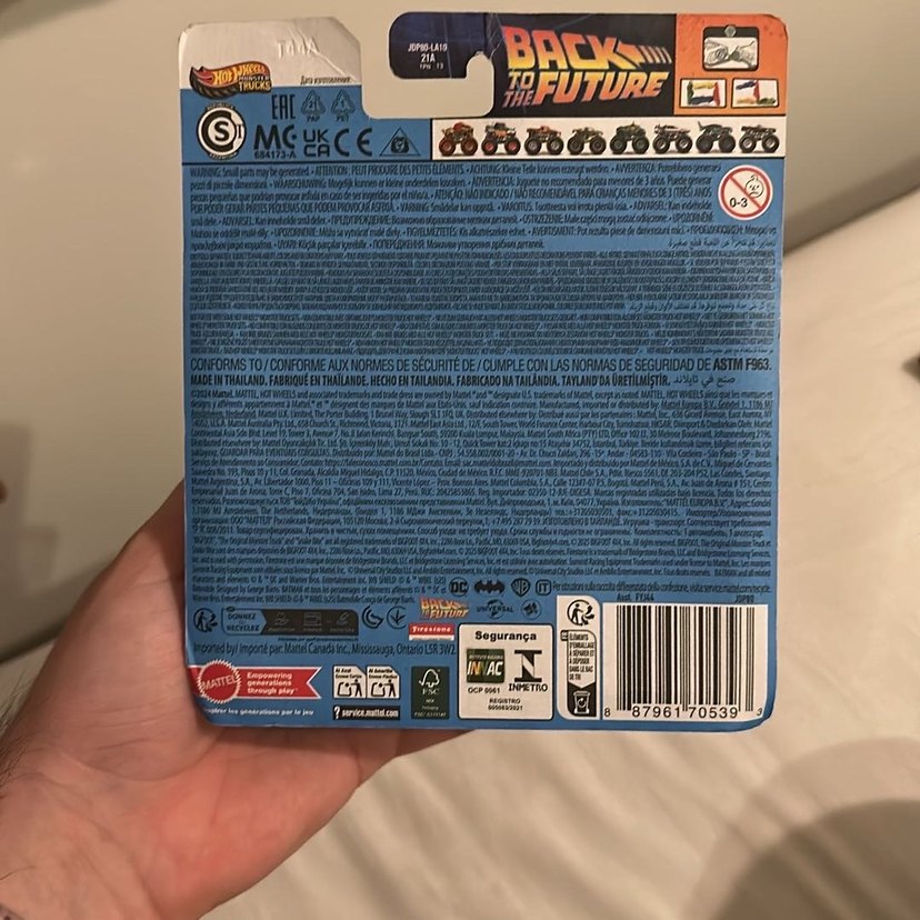 Hot Wheels Gri Monster Truck - Back to the Future - Görsel 5