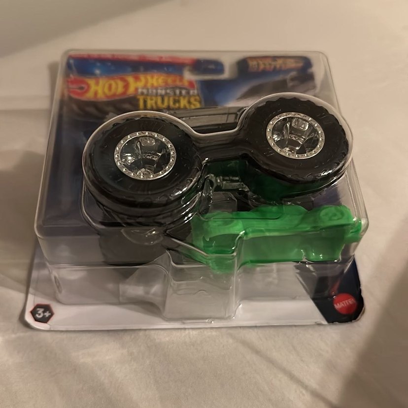Hot Wheels Gri Monster Truck - Back to the Future - Görsel 2