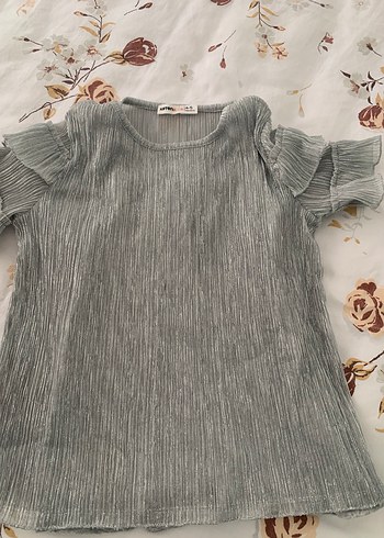 Kız çocuk simli tütülü takım - Görsel 4