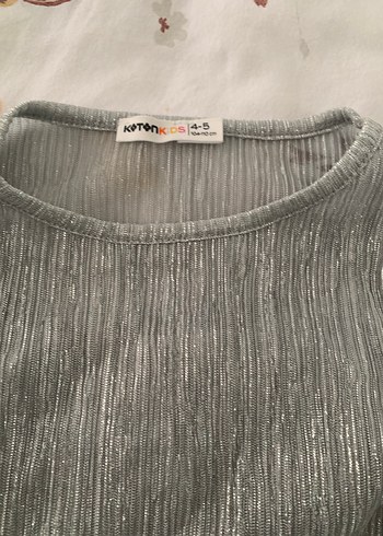 Kız çocuk simli tütülü takım - Görsel 2