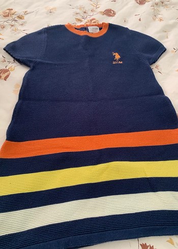 Kız çocuk Polo triko elbise tertemiz - Görsel 3