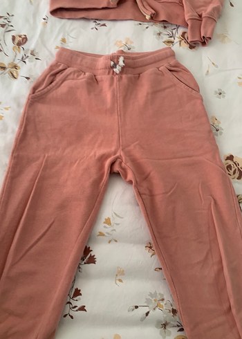 Kız Çocuk Kapüşonlu Fermuarlı Pembe Ceket - Görsel 5