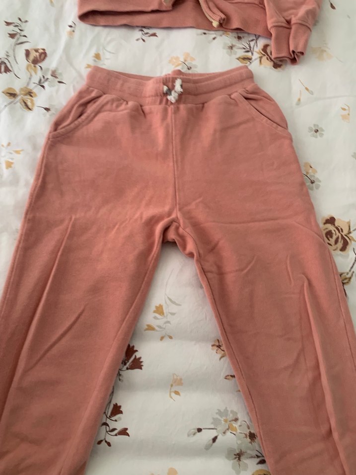 Kız Çocuk Kapüşonlu Fermuarlı Pembe Ceket - Görsel 5