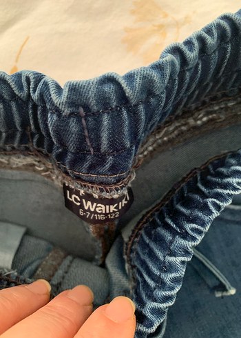 Mavi Rahat Kesim Kot Pantolon - Görsel 3