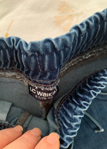 Mavi Rahat Kesim Kot Pantolon - Görsel 2