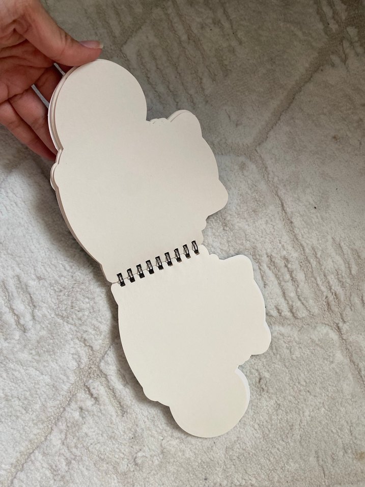 Turkuaz Puantiyeli Kedi Tasarımlı Defter - Görsel 2