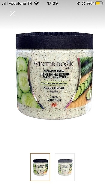 Winter Rose Salatalık Peeling 500GR