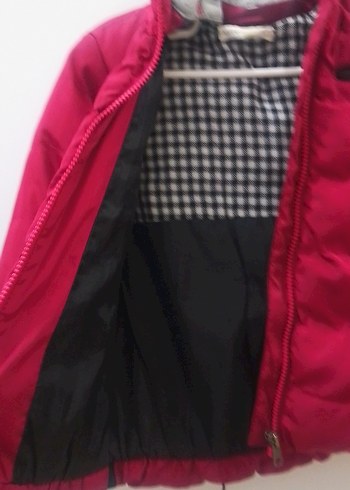 koton marka Koyu Kırmızı Erkek Çocuk Düğmeli Ceket - Görsel 3