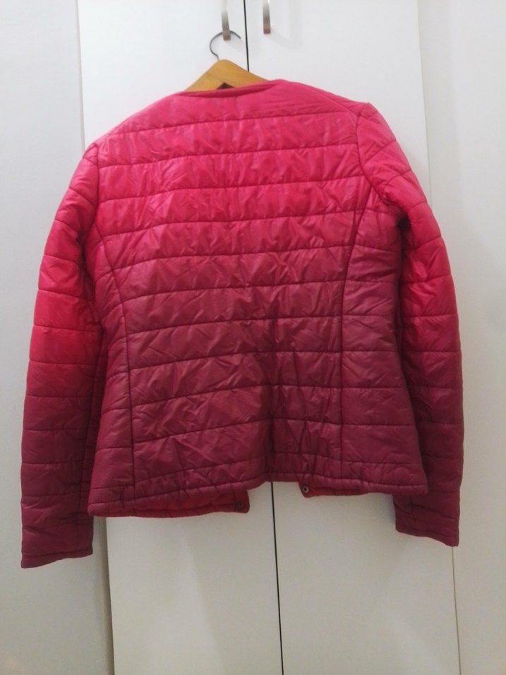 batik marka Düğmeli Pembe Kadın Günlük mont - Görsel 2