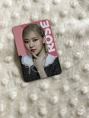 Rosè BlackPink Oreo vers. Orjinal fotokart
