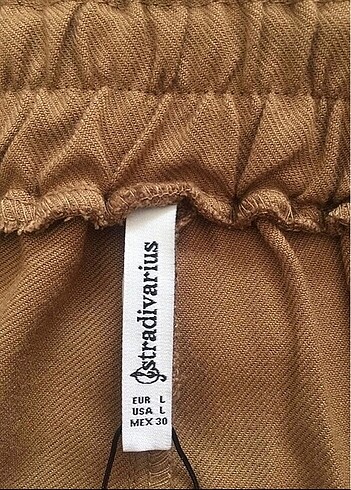l Beden camel Renk Kumaş pantolon