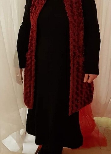 Siyah tunik elbise