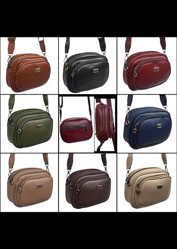 Kahverengi Deri Kadın Omuz Çantası - Görsel 2