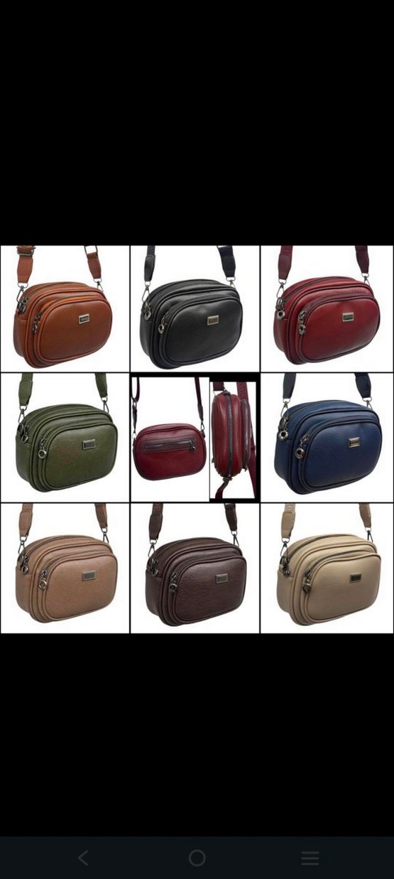 Kahverengi Deri Kadın Omuz Çantası - Görsel 2