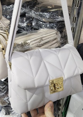 Siyah Deri Kadın Omuz Çantası - Görsel 6