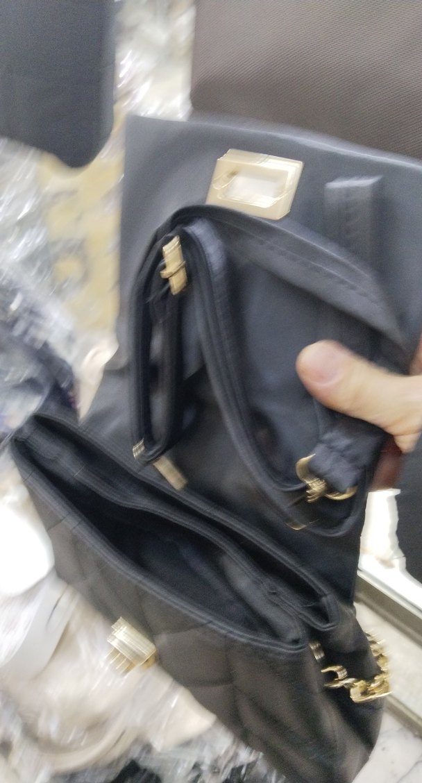 Siyah Deri Kadın Omuz Çantası - Görsel 5