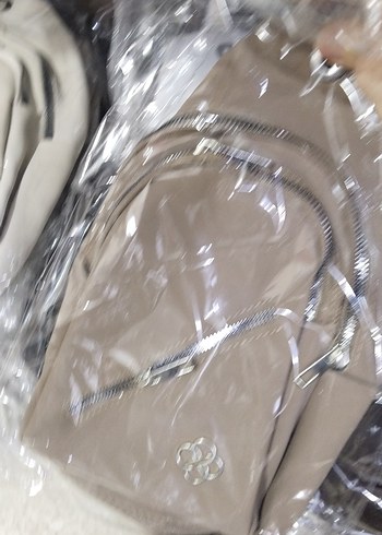 Beyaz Fermuarlı Kadın Çapraz Çanta - Görsel 8