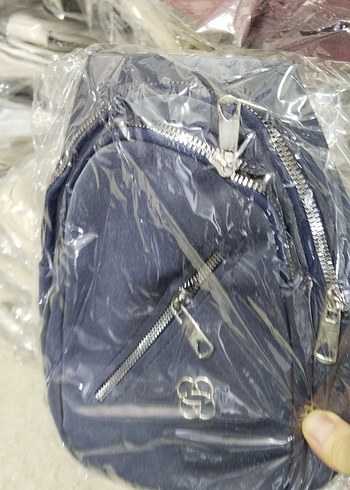 Beyaz Fermuarlı Kadın Çapraz Çanta - Görsel 7