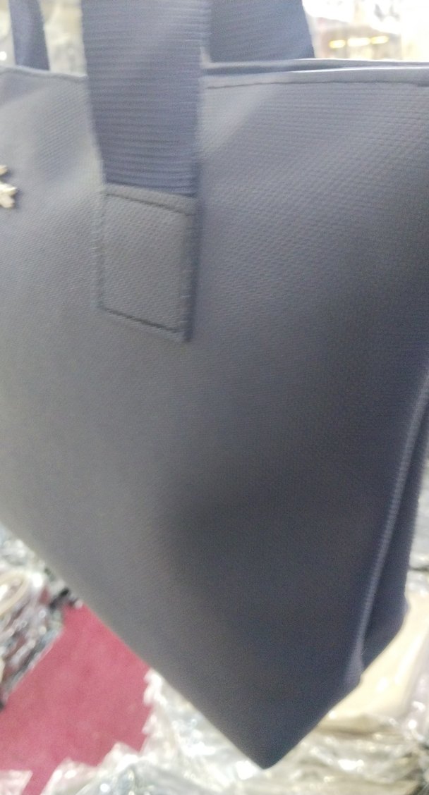 Lacivert Deri Fermuarlı Kadın Çantası - Görsel 5